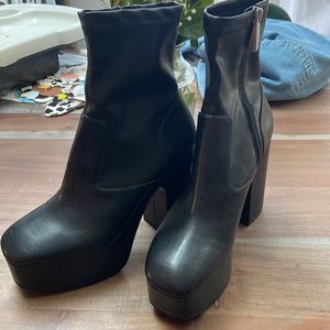 ZARA platform boots